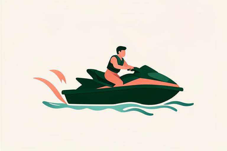 Illustration: Förarbevis för vattenskoter